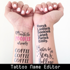 Tattoo Editor With My Name icône