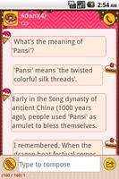 Easy SMS Dessert theme captura de pantalla 1