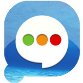 Pansi SMS océan thème icon