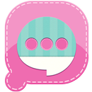 APK Easy SMS Pink Garden Theme