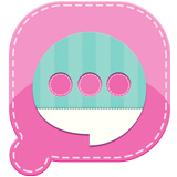 Easy SMS Pink Garden Theme icône