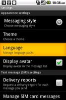 Easy SMS Korean language Affiche