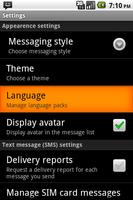 Easy SMS Spanish language Cartaz