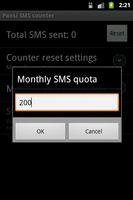 Easy SMS counter plugin capture d'écran 1