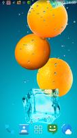 Orange juice live wallpapers screenshot 2