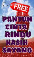 Poster Pantun cinta Rindu Kasih Sayang