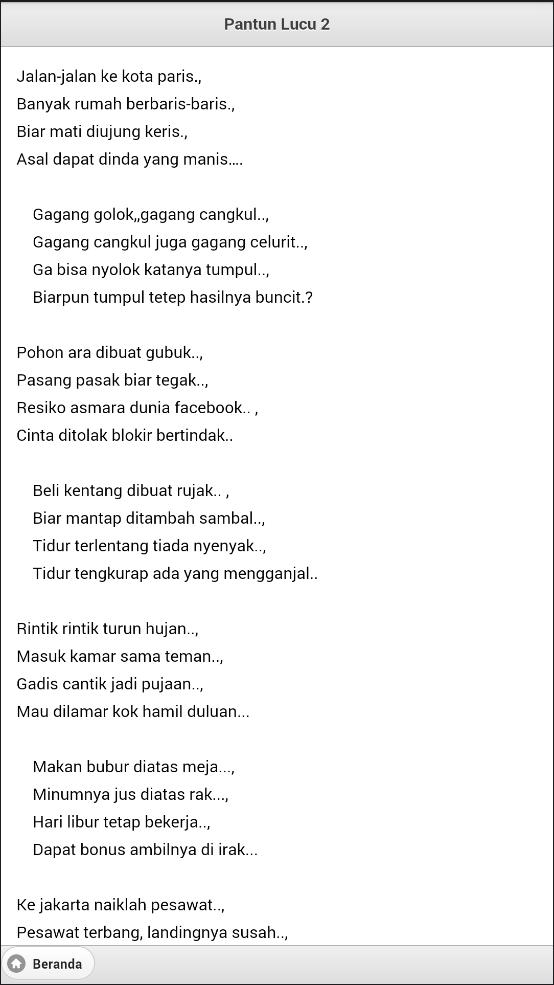 Pantun Lucu Bikin Ngakak For Android Apk Download