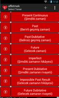 Turkish Verbs स्क्रीनशॉट 2