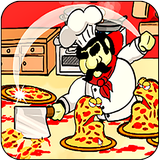 Jogo de pizza pizza assassino ícone