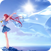 cartoon girl livewallpaper