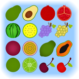 Fruit Memory Game For Kids ícone