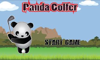 پوستر Panda Golfer