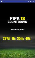 Countdown for FIFA 18 poster