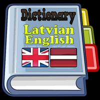 Latvian English Dictionary poster