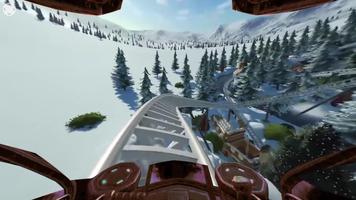 Winter RollerCoaster 360 VR capture d'écran 1