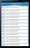 Pasar Togel 4D Lottery Result capture d'écran 1