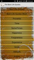 The Best Life Quotes Affiche