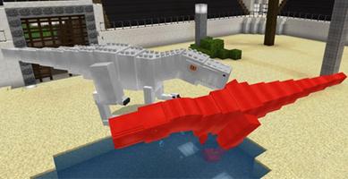 Poster Jurassic Dino MOD for MCPE