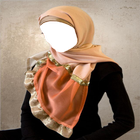 Pashmina Hijab photo frame icon