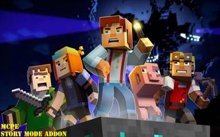 MCPE Story Mode Addon poster