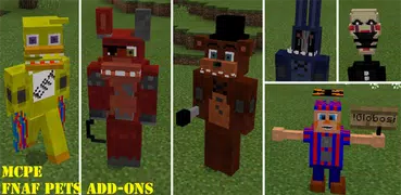 New FNAF Pets Add-ons for MCPE