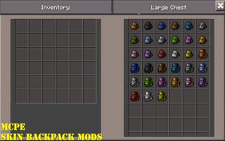 Skin Backpack Mods MCPE screenshot 1