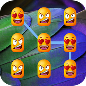 Motif d&#39;écran de verrouillage Emoji icon