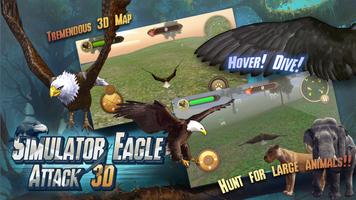 Simulator Eagle Attack 3D โปสเตอร์