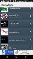 Top Country Radio Stations Affiche
