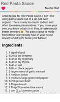 Pasta Sauce Recipes Full स्क्रीनशॉट 2