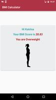 BMI Body Mass Index Calculator capture d'écran 3