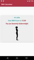 BMI Body Mass Index Calculator capture d'écran 1