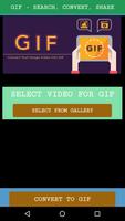 GIF Maker and GIF Convertor : Video, Images capture d'écran 1