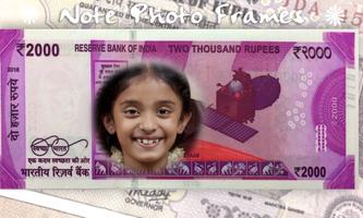 Indian Rupee Note Photo Frame Affiche