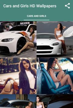 Cars and Girls HD Wallpapers poster