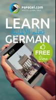 Poster Learn German for Refugees