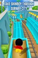 Shin Subway Adventure: Endless Run Race Game plakat