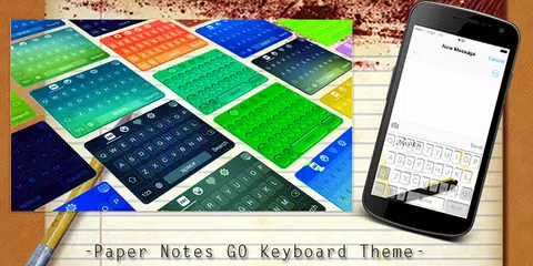 Paper Notes GO Keyboard Theme APK download