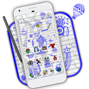 ペーパースケッチの落書きのテーマ APK