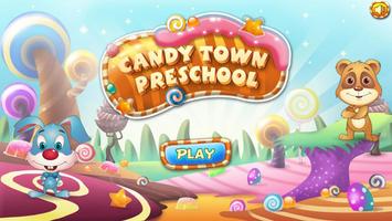 Candy Town Preschool Educational App for Toddlers poster