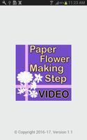 Paper Flower Making Step Video penulis hantaran