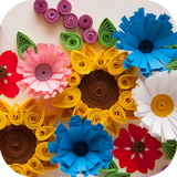 diy paper flower icône