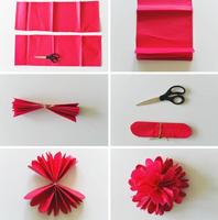 diy paper flower পোস্টার