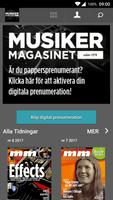 Tidningen Musikermagasinet Affiche