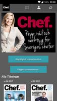 Tidningen Chef الملصق