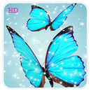 Cool Blue Butterfly HD Live WP APK