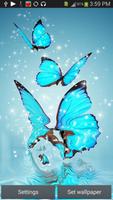 Cool Blue Butterfly HD Live WP スクリーンショット 2