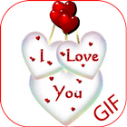Love 3D GIF icône