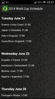 2014 World Cup Schedule FULL Screenshot 2