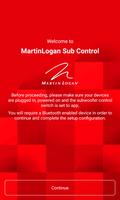 MartinLogan Subwoofer Control App capture d'écran 1